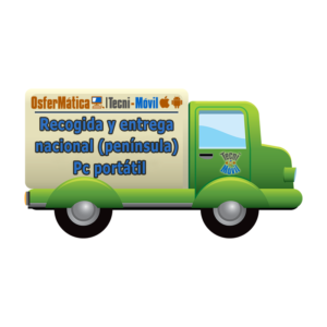 Recogida y entrega a domicilio en península de Pc portátil